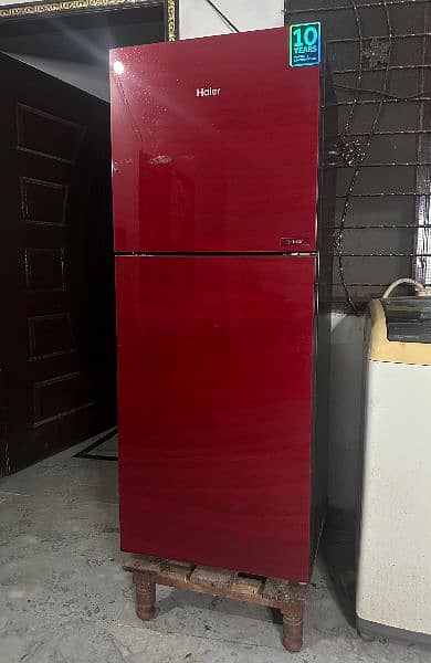 haier fridge like new  with warranty Card 0