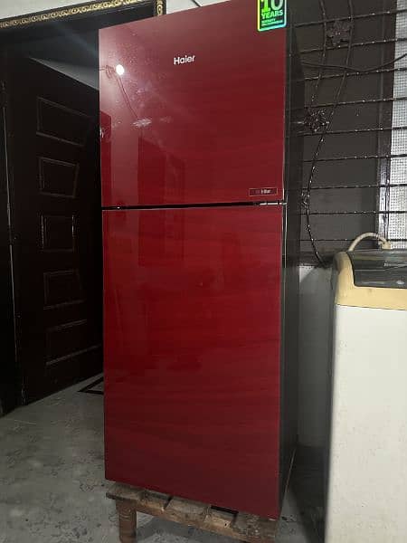 haier fridge like new  with warranty Card 1