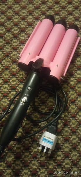 3 barrel curling iron 3