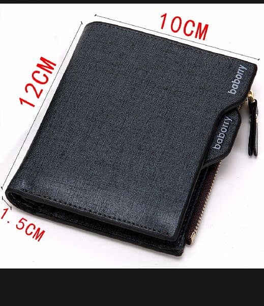 new fasion  card holder wollet man brand blue magic pu leather 2