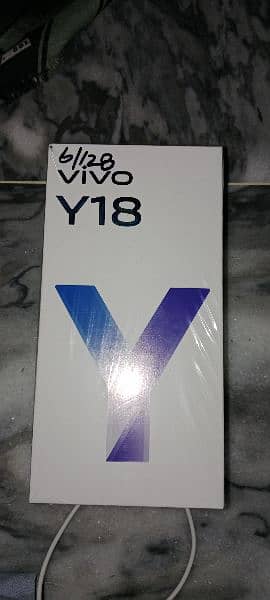 vivo y18 6plus6 128gb Phone in Brand New condition aqwa colour 0