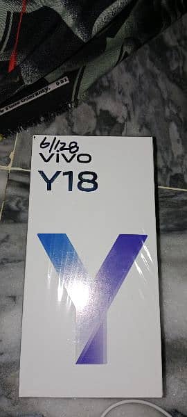 vivo y18 6plus6 128gb Phone in Brand New condition aqwa colour 1