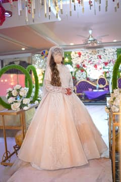 Barbie style maxi wedding dress