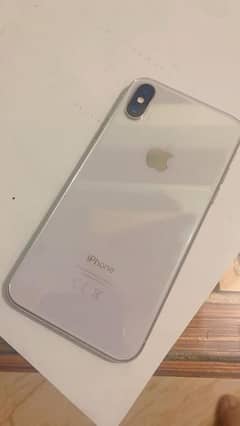 I phone x  Non PTA 256GB White colour