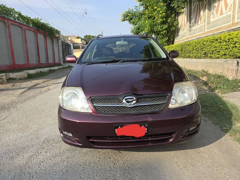 Toyota Corolla Fielder 2003 maroon Full option 3