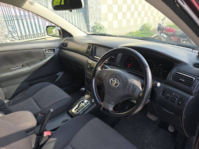 Toyota Corolla Fielder 2003 maroon Full option 4