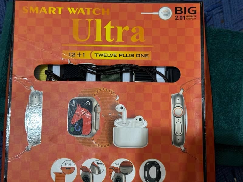 Watch Ultra Good condition 10 by 10 wireless charging 6