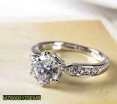 imported zircon ring adjustable 0