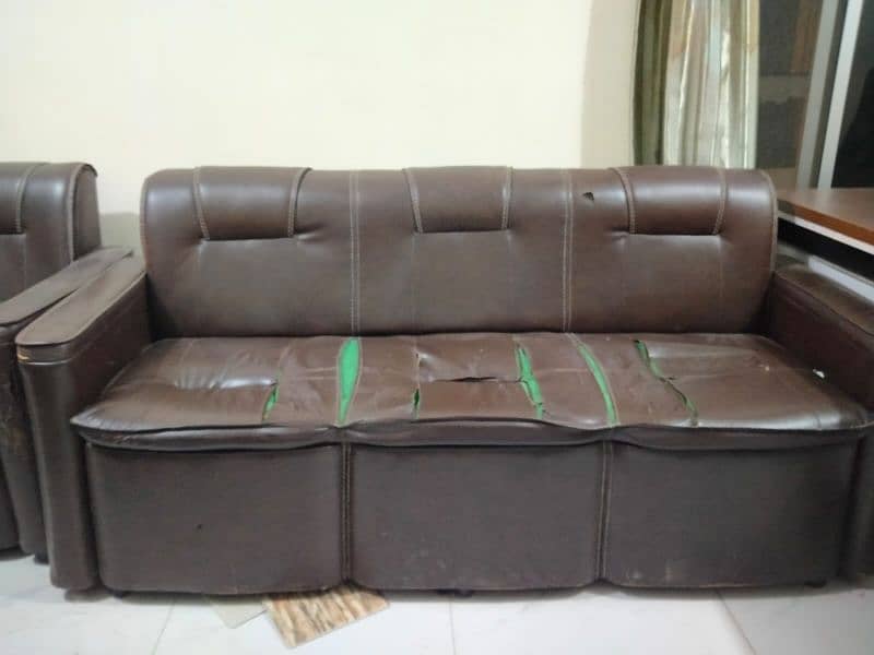 Sofa set two single one big 3