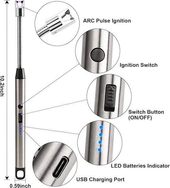 Portable Kitchen Rechargeable Lighter 5