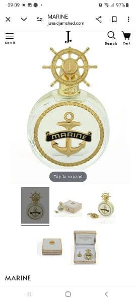 junaid jamshed original  Marine perfume set 0