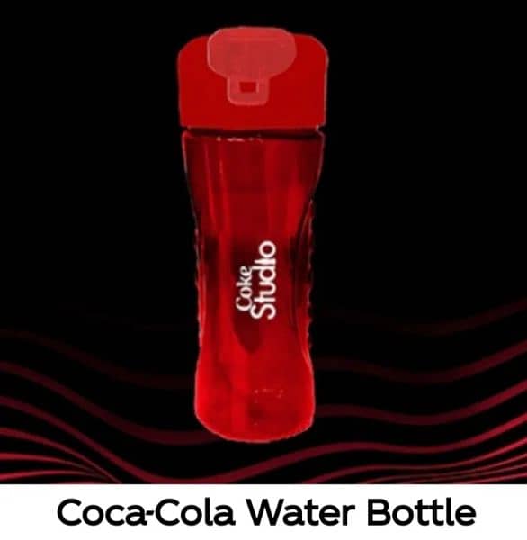 coke studio water bottle red coluor 1