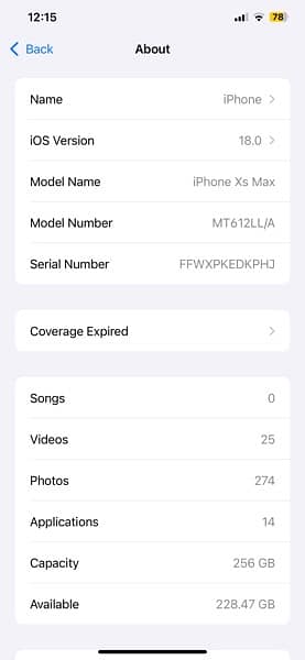 Iphone Xs max 256gb Exchange 10