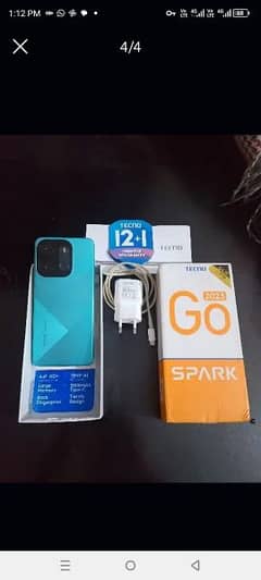 tecno spark go 4/64 full box 10 by 10 (03006503389)