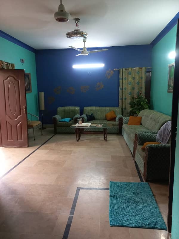 120 sq yards beutyfull portion for rent in Malik society 0