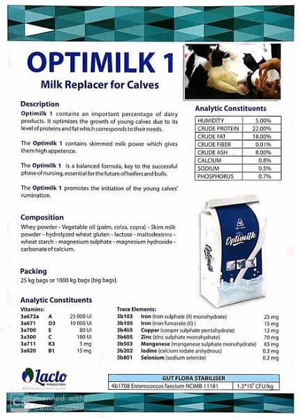 Milk replacer & minrel imported 1