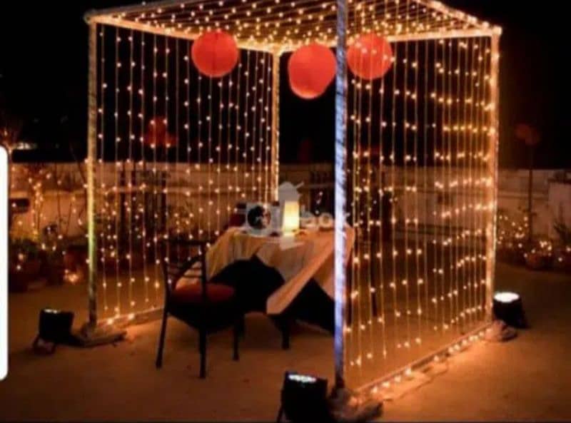 event waiting lights decor 3