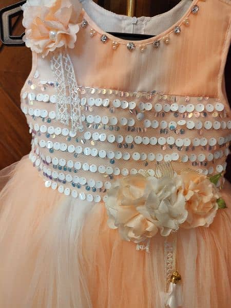 fancy fairy wedding wear frock 1