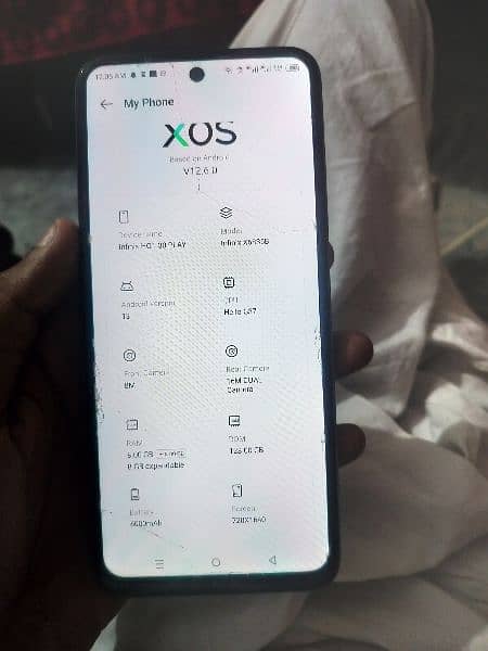 Infinix Hot 30 Play (Blade White 128GB + 8GB) 7