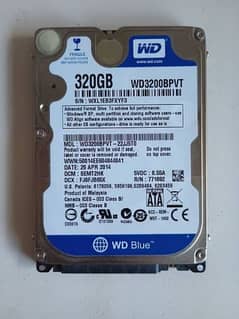 HARD DRIVE 320GB FOR LAPTOP{03327944046}