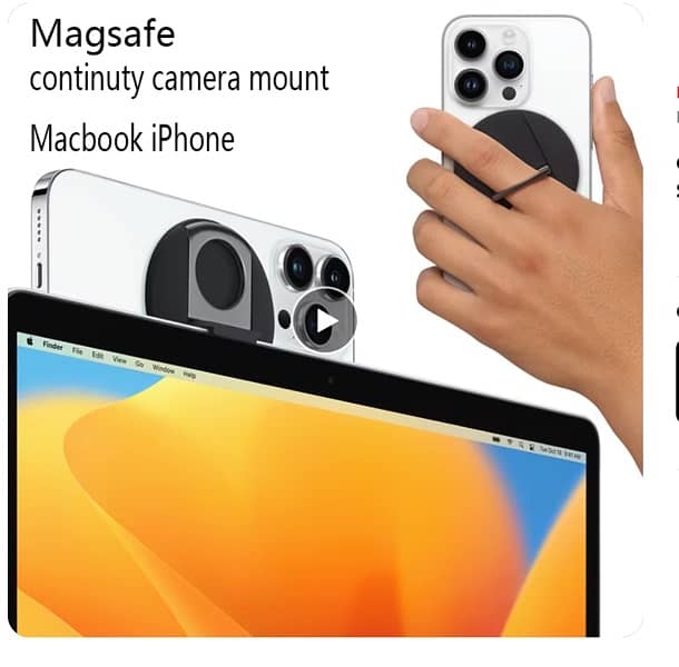 Continuity Camera Mount, Magnetic Mount Compatible with Magsafe 0