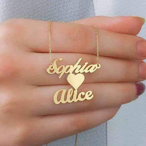 Hand bands Gold plated Plated hand chains rings. . neck chain with name 5