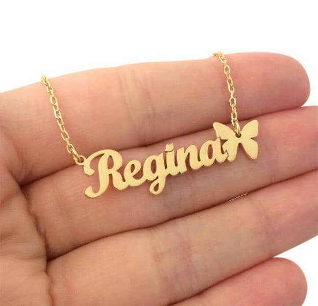 Hand bands Gold plated Plated hand chains rings. . neck chain with name 7