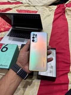 oppo Reno 6  ram 8 /128 box and charger be ha