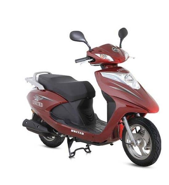 United 100 cc scooty . 2