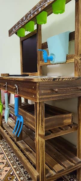 Real wood kitchen set for kids 2