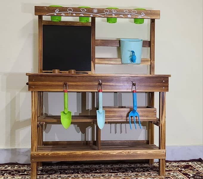 Real wood kitchen set for kids 9