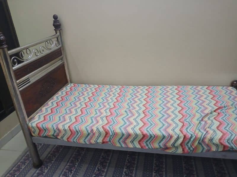 Stainless Steel Single Bed 1