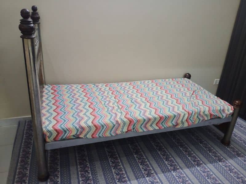 Stainless Steel Single Bed 2