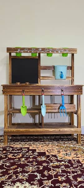 Real wood kitchen set for kids 0