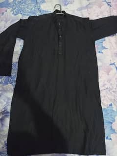 New Stitched Black kurta without trouser 0