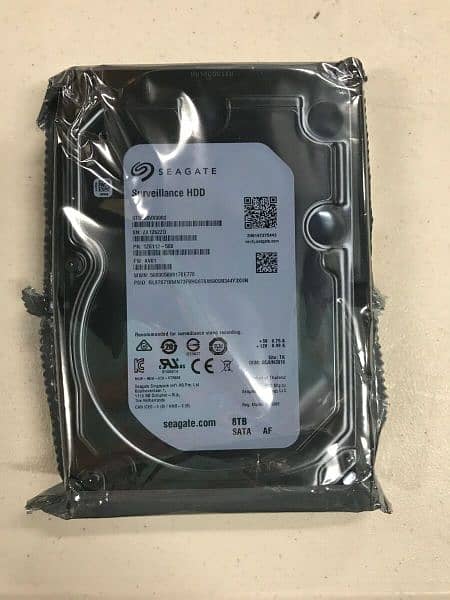 8TB Seagate surveillance New pin pack 1