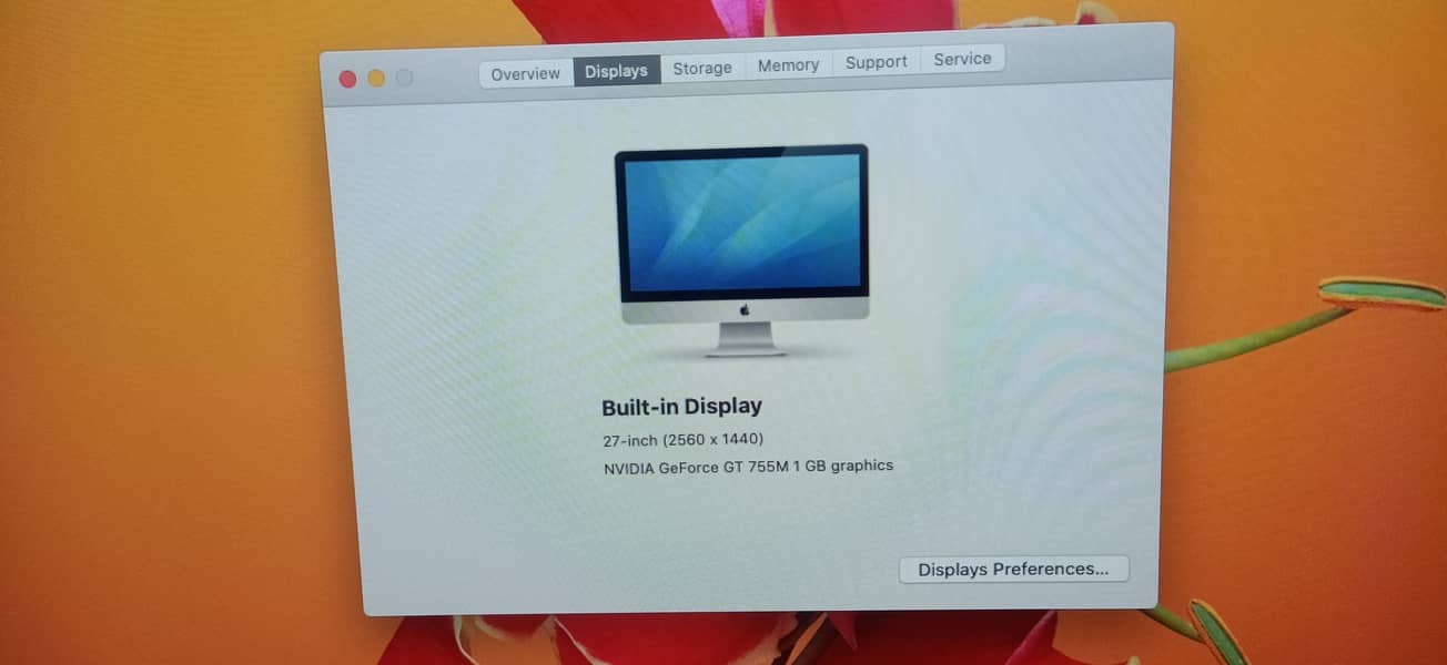 Apple iMac 201,3 27"Dsply, Core i5, 1TB Apple HDD, 16GB Ram 6