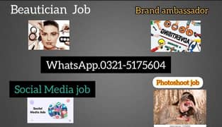 jobs for beautician & marketing full time/part time for female,