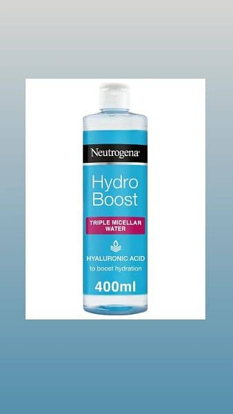 TAKING ORDERS FOR "NEUTROGENA MICELLAR WATER"
. 
FROM SAUDIA . 0