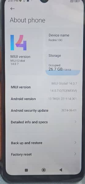 Redmi 10C 6GB 128GB 3