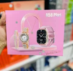 A58 plus smart watch with jewelry