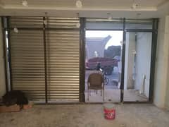 iron shop door frame