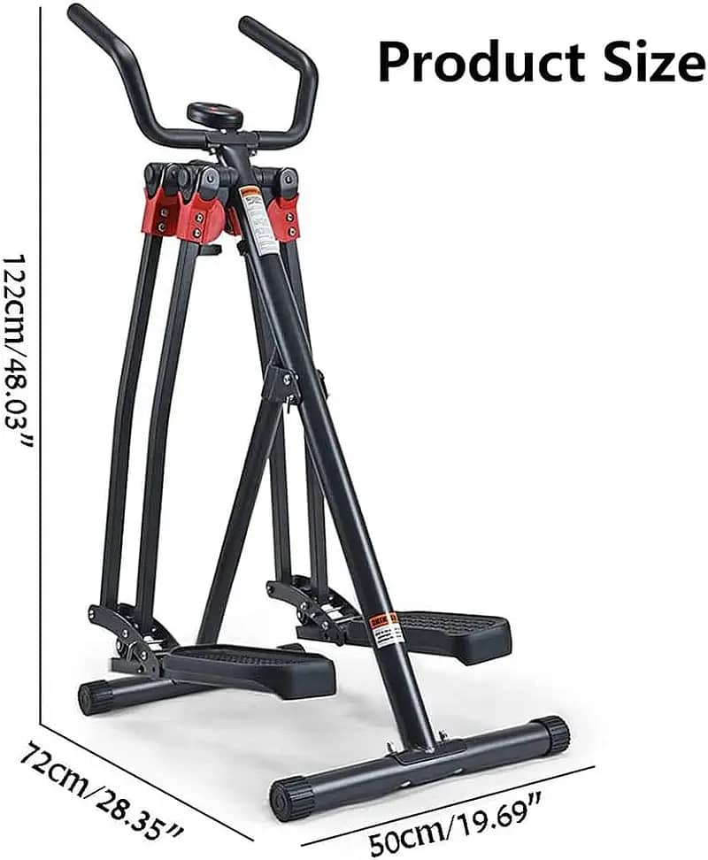 Air Walker Foldable Indoor Walking Fitness Exercise Machine 6