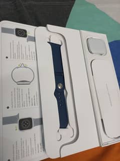 APPLE WATCH SERIES 9 45MM SILVER AI STORM BLUE