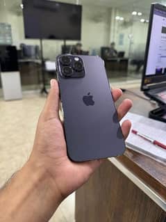 I Phone 14 pro Max - 128 GB - Non PTA - 2 Months E-Sim Avai22lable