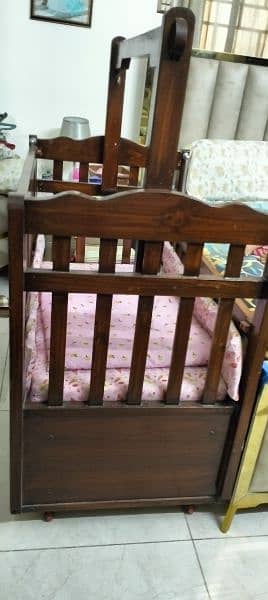 baby cot bed with swing (palna) 5