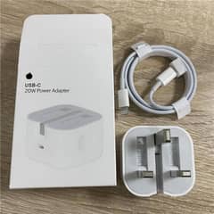 25W IOS iphone original charger with 3 pin adopter and cable