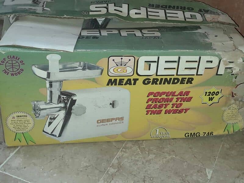 Geepas meat grider new 0