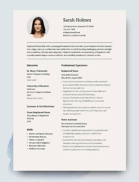 Resume/CV 3