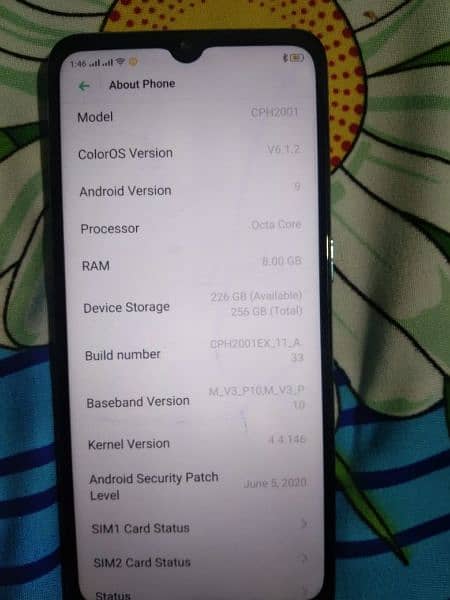 oppo. f15 all ok mobile good working koi musla nhi ha 7